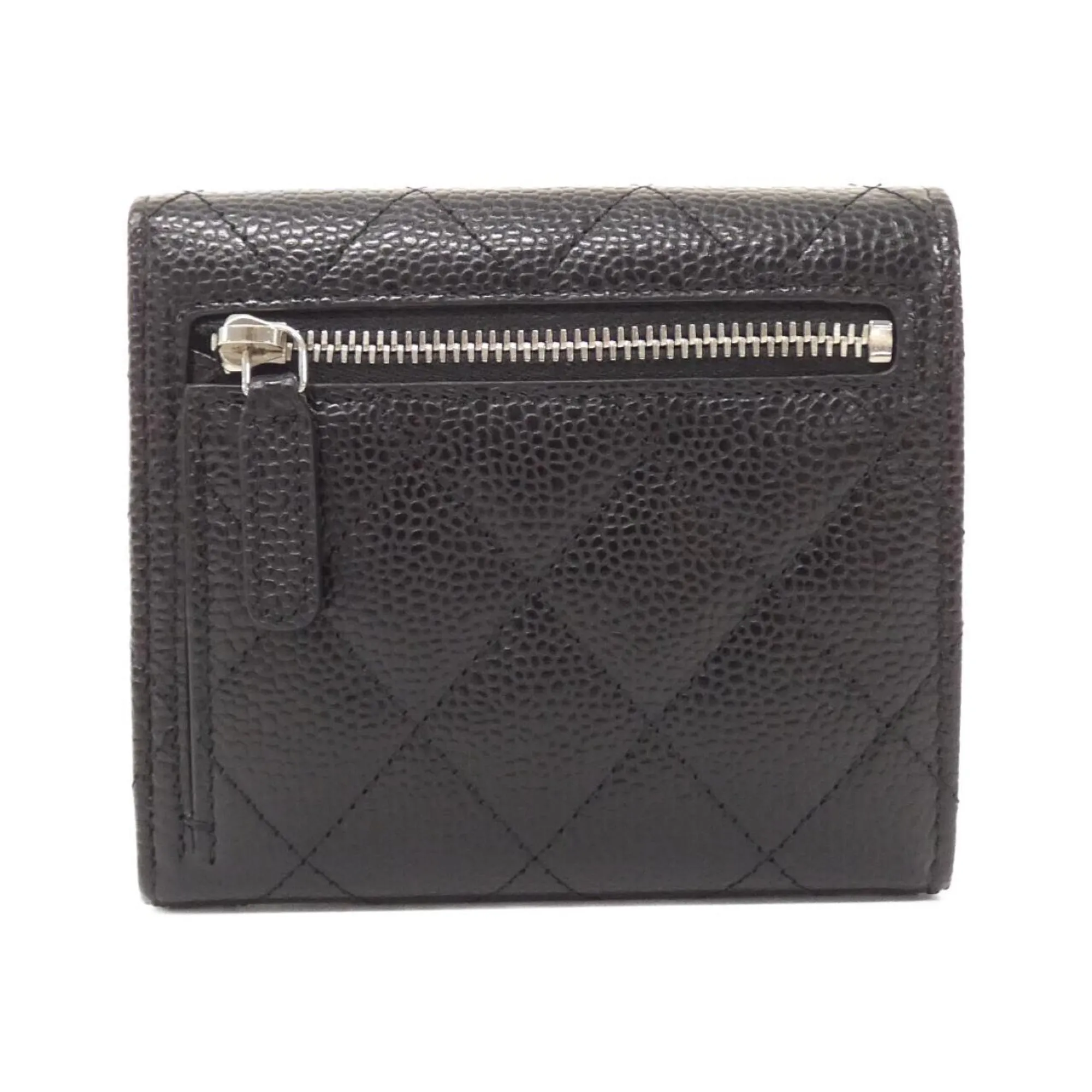 Chanel  Grained Calfskin Wallet (Tri-Fold) (Pre-Owned)