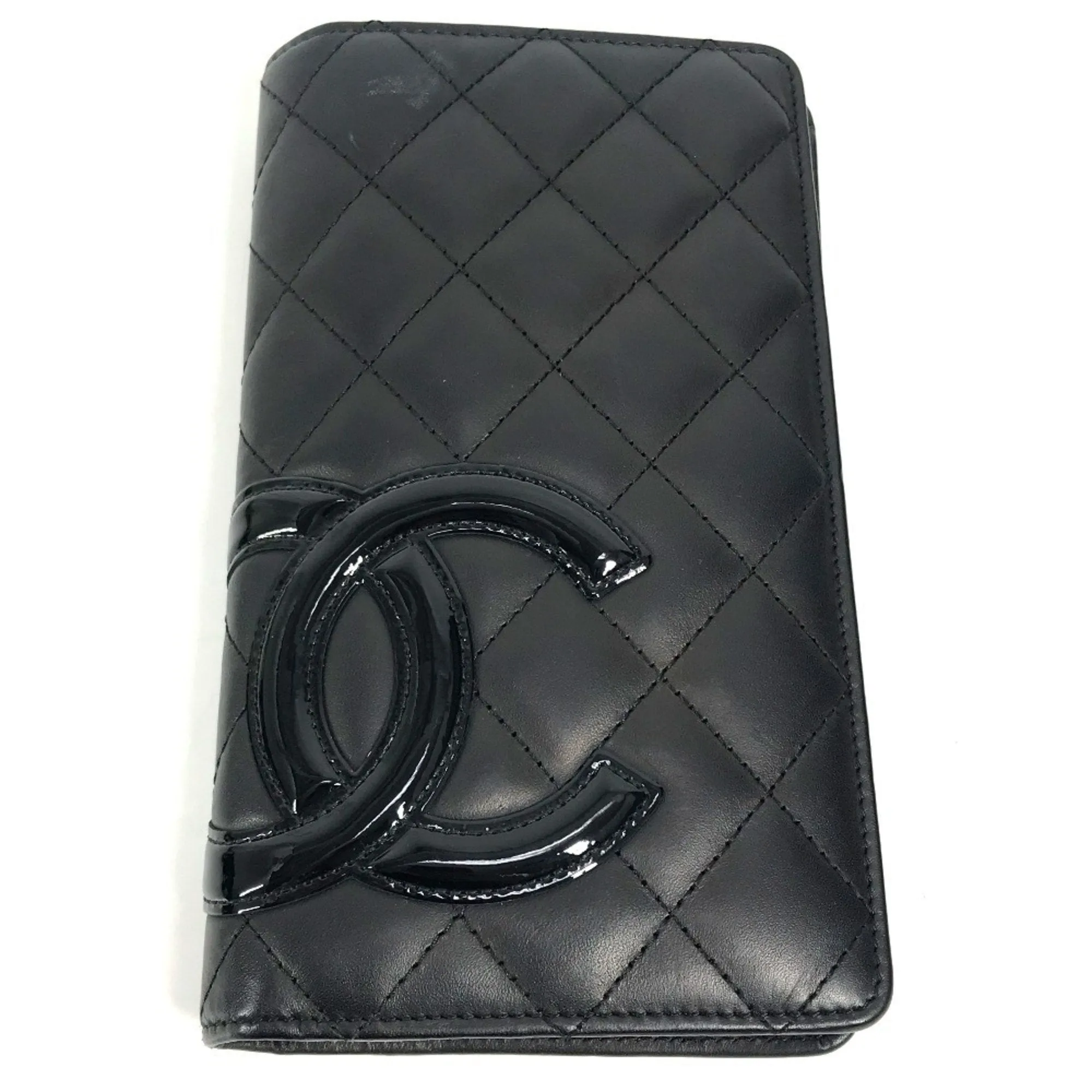 Chanel Leather Long Wallet (Bi-Fold) (Pre-Owned)