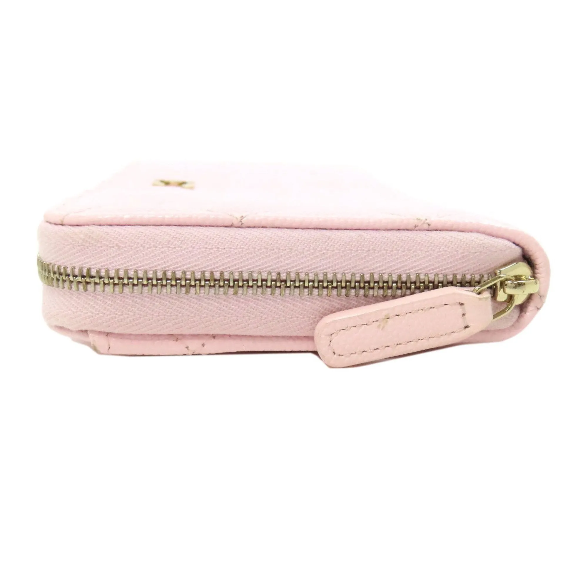 Chanel Leather Long Wallet (Bi-Fold) (Pre-Owned)