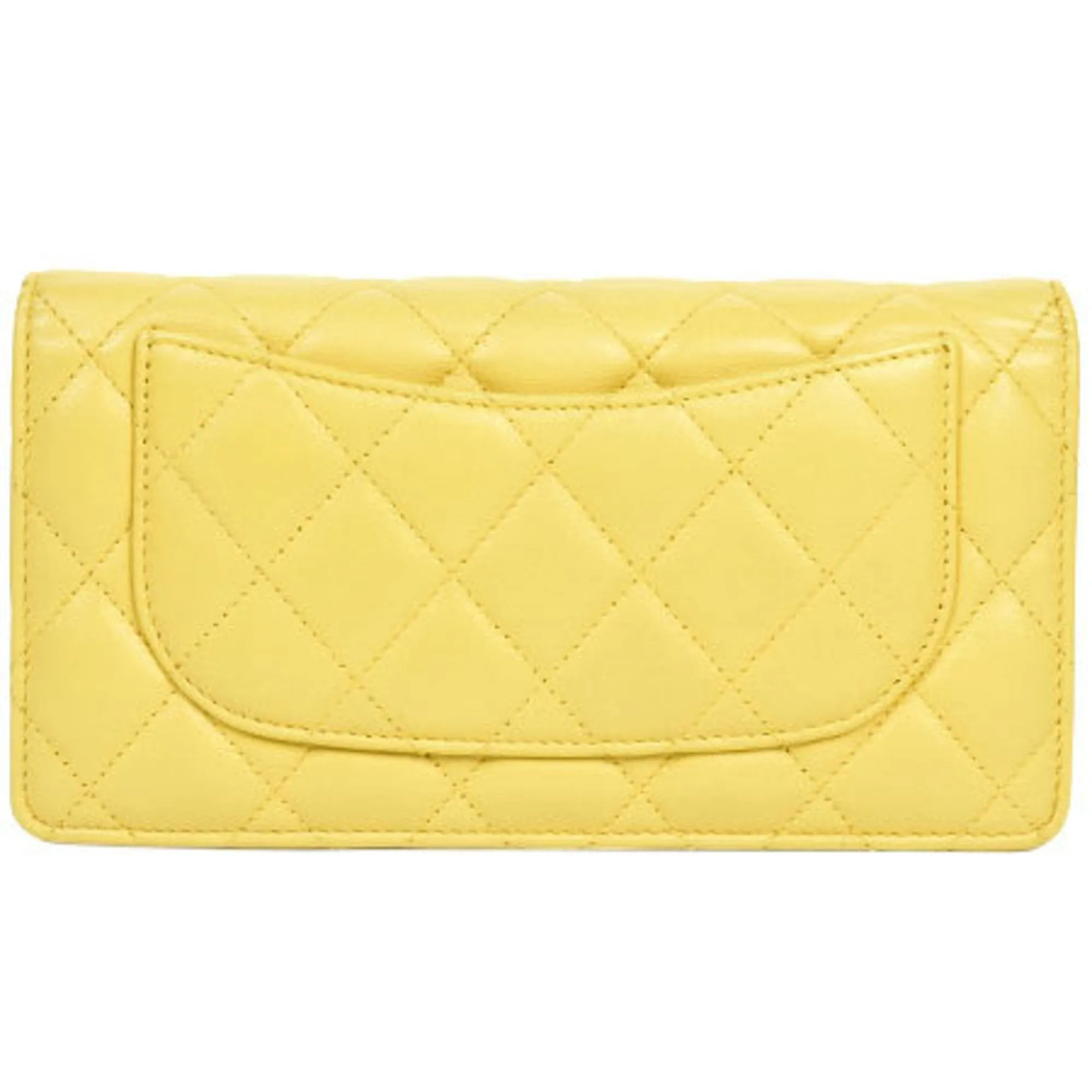 Chanel Leather Long Wallet (Bi-Fold) (Pre-Owned)