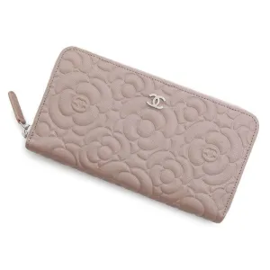 Chanel Leather Long Wallet (Bi-Fold) (Pre-Owned)