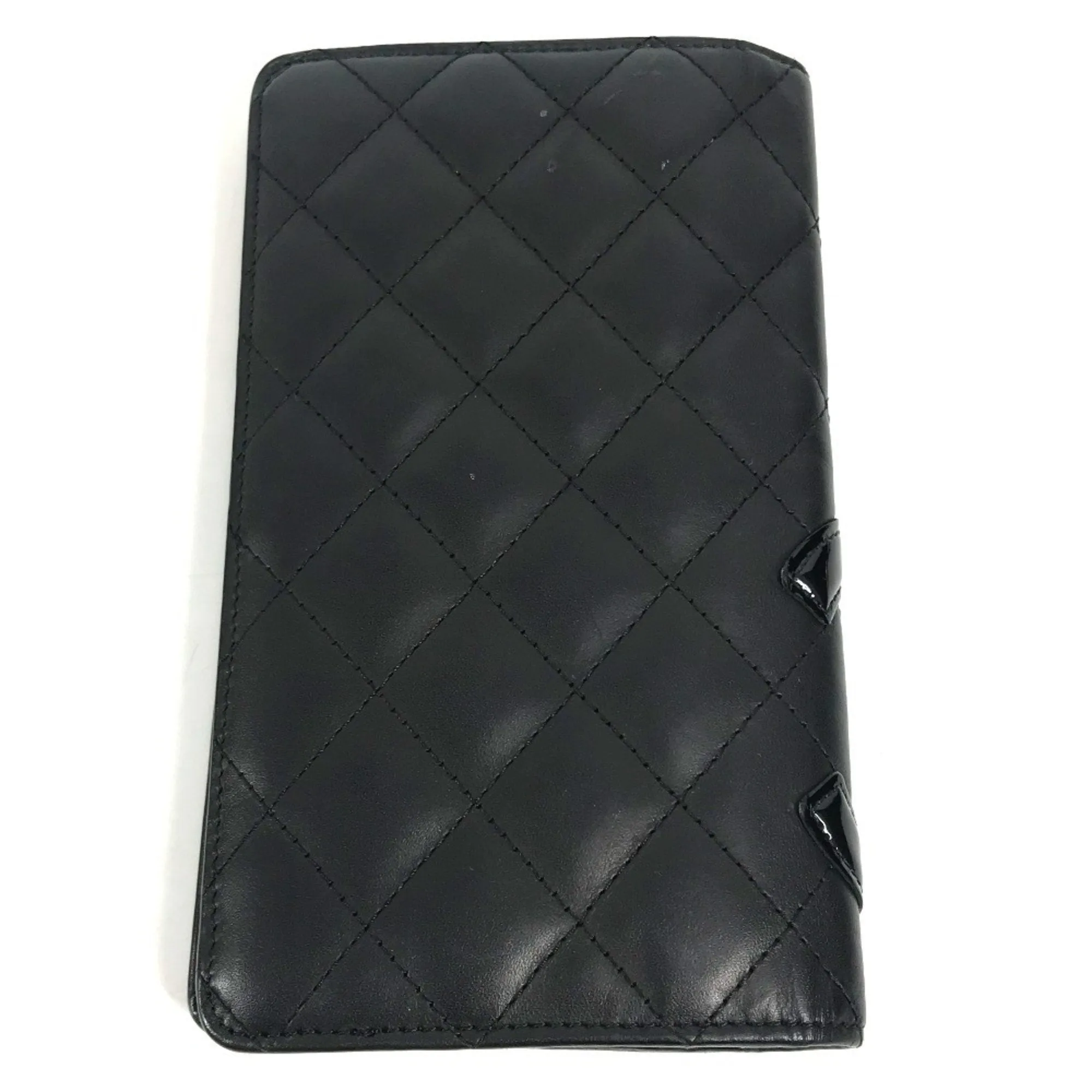 Chanel Leather Long Wallet (Bi-Fold) (Pre-Owned)