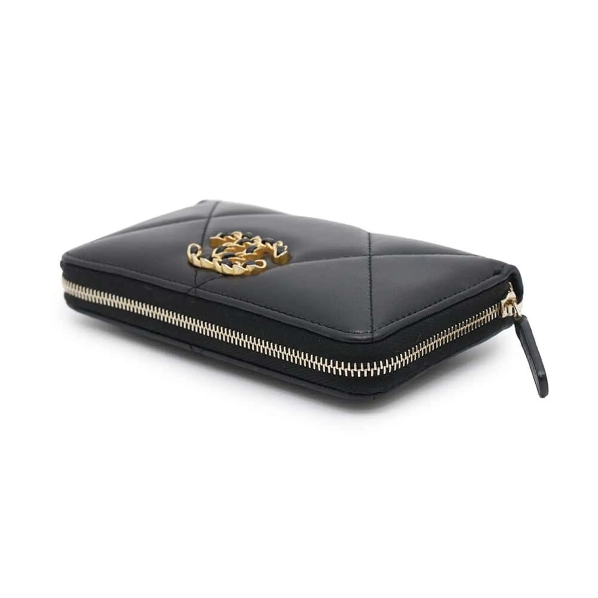Chanel Leather Long Wallet (Bi-Fold) (Pre-Owned)