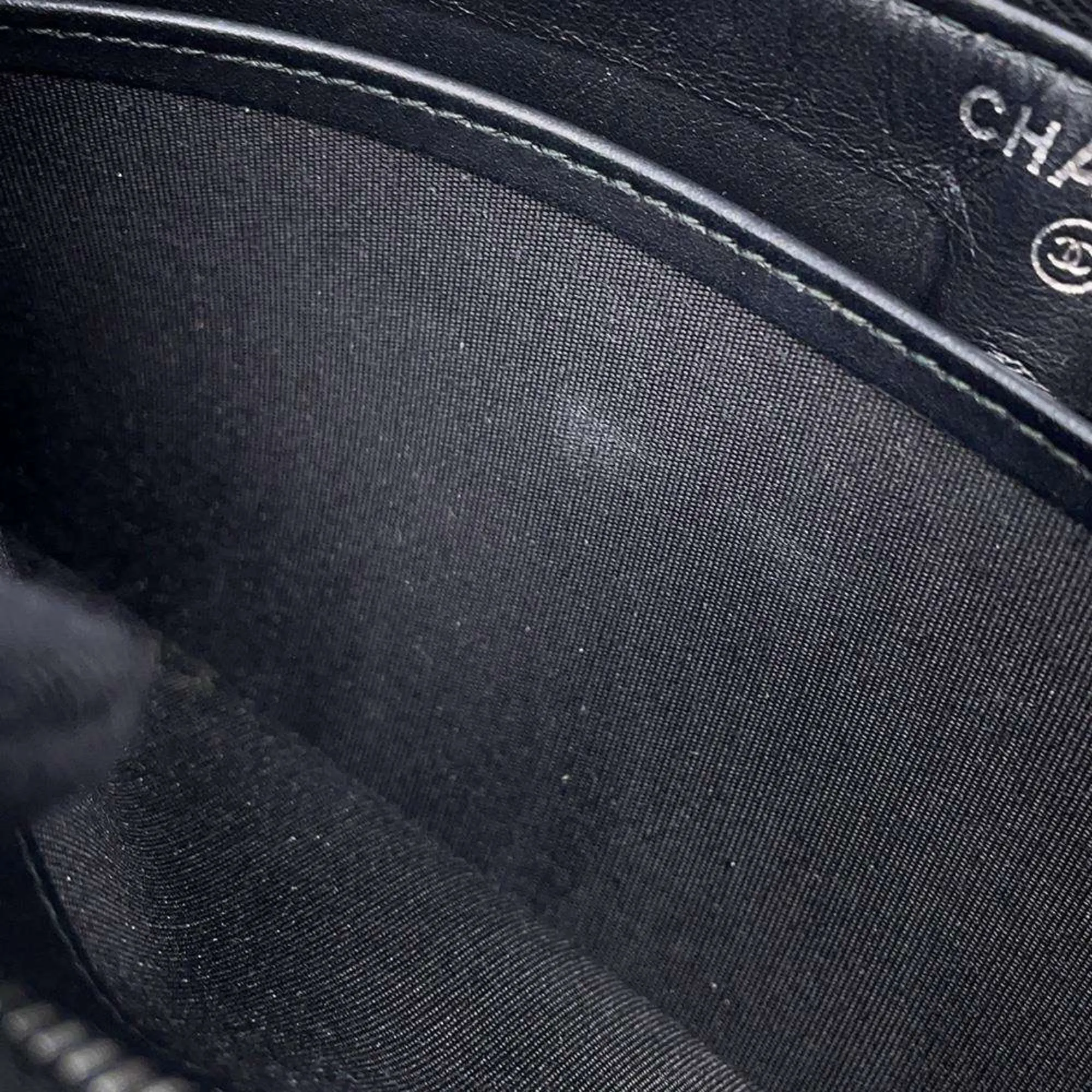 Chanel Leather Long Wallet (Bi-Fold) (Pre-Owned)
