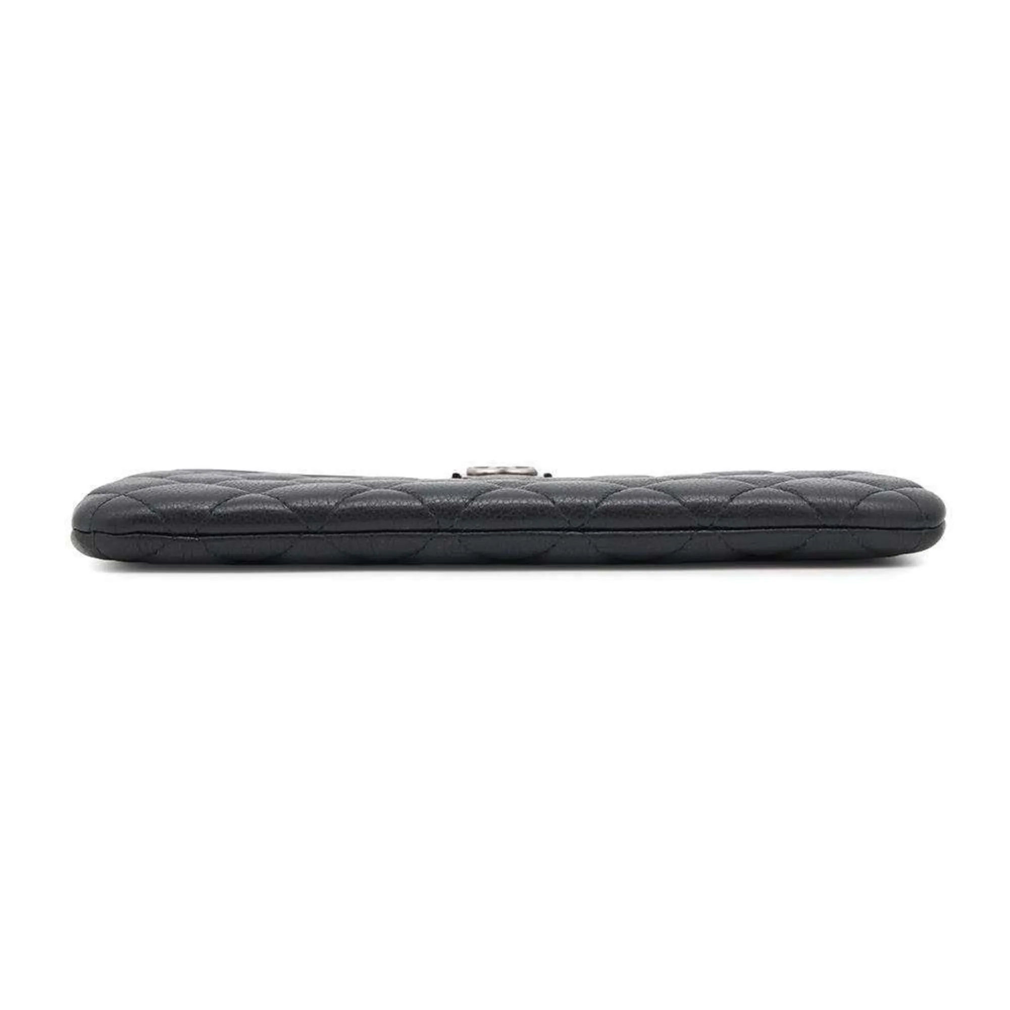 Chanel Leather Long Wallet (Bi-Fold) (Pre-Owned)