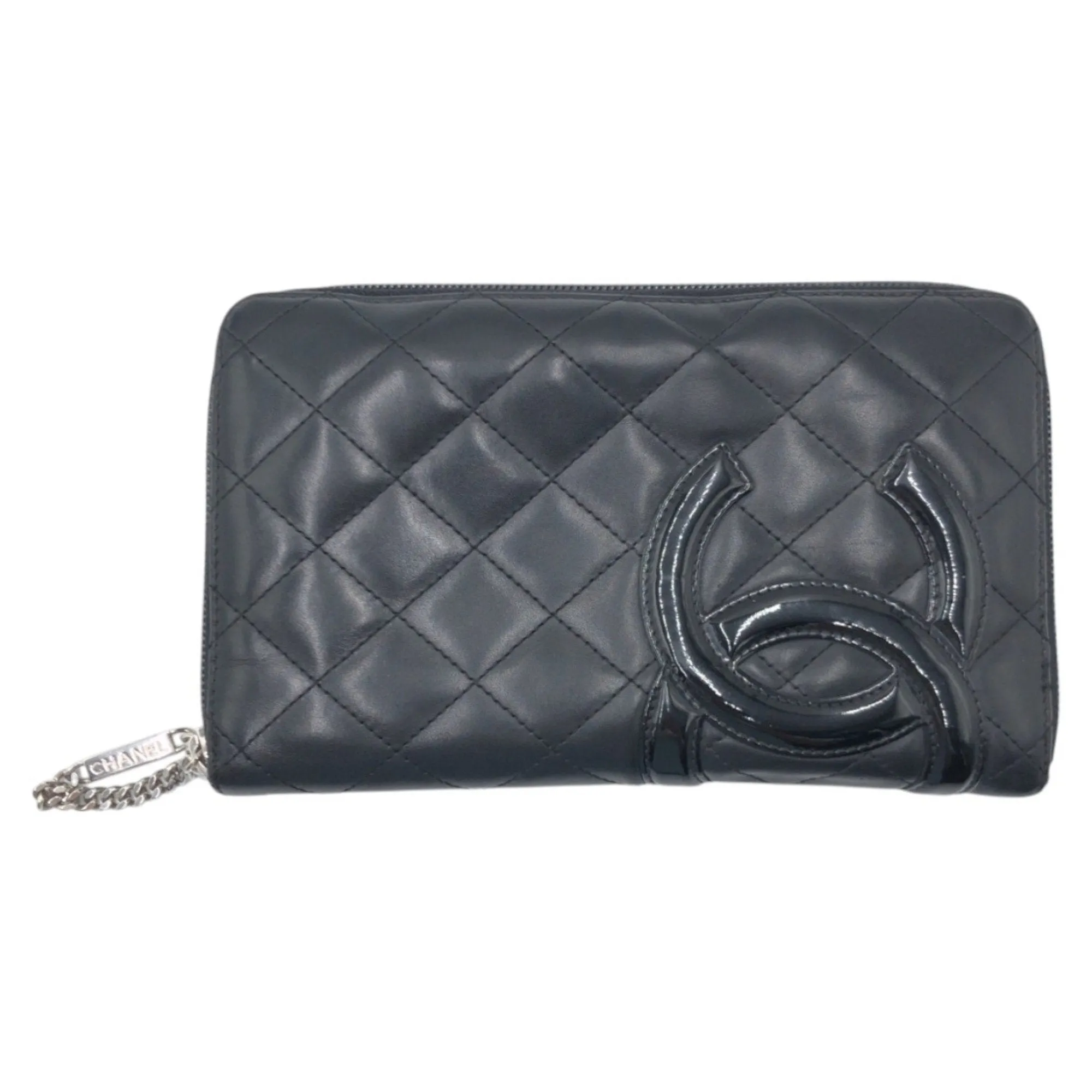 Chanel Leather Long Wallet (Bi-Fold) (Pre-Owned)