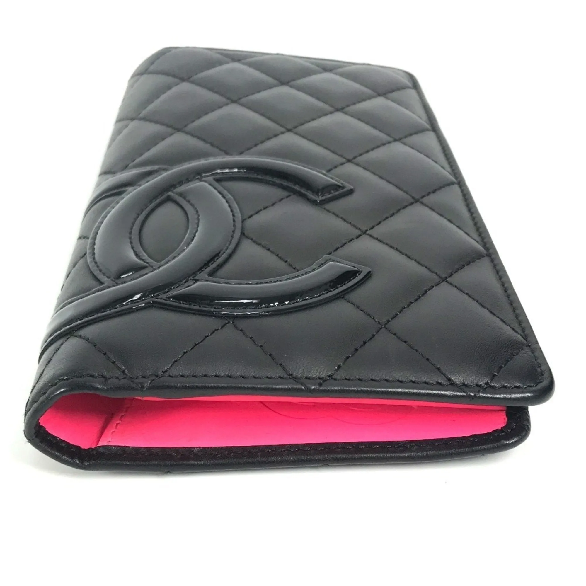 Chanel Leather Long Wallet (Bi-Fold) (Pre-Owned)