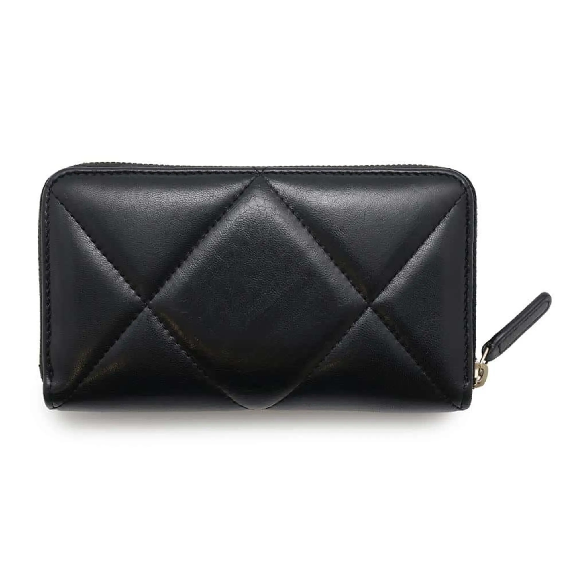Chanel Leather Long Wallet (Bi-Fold) (Pre-Owned)