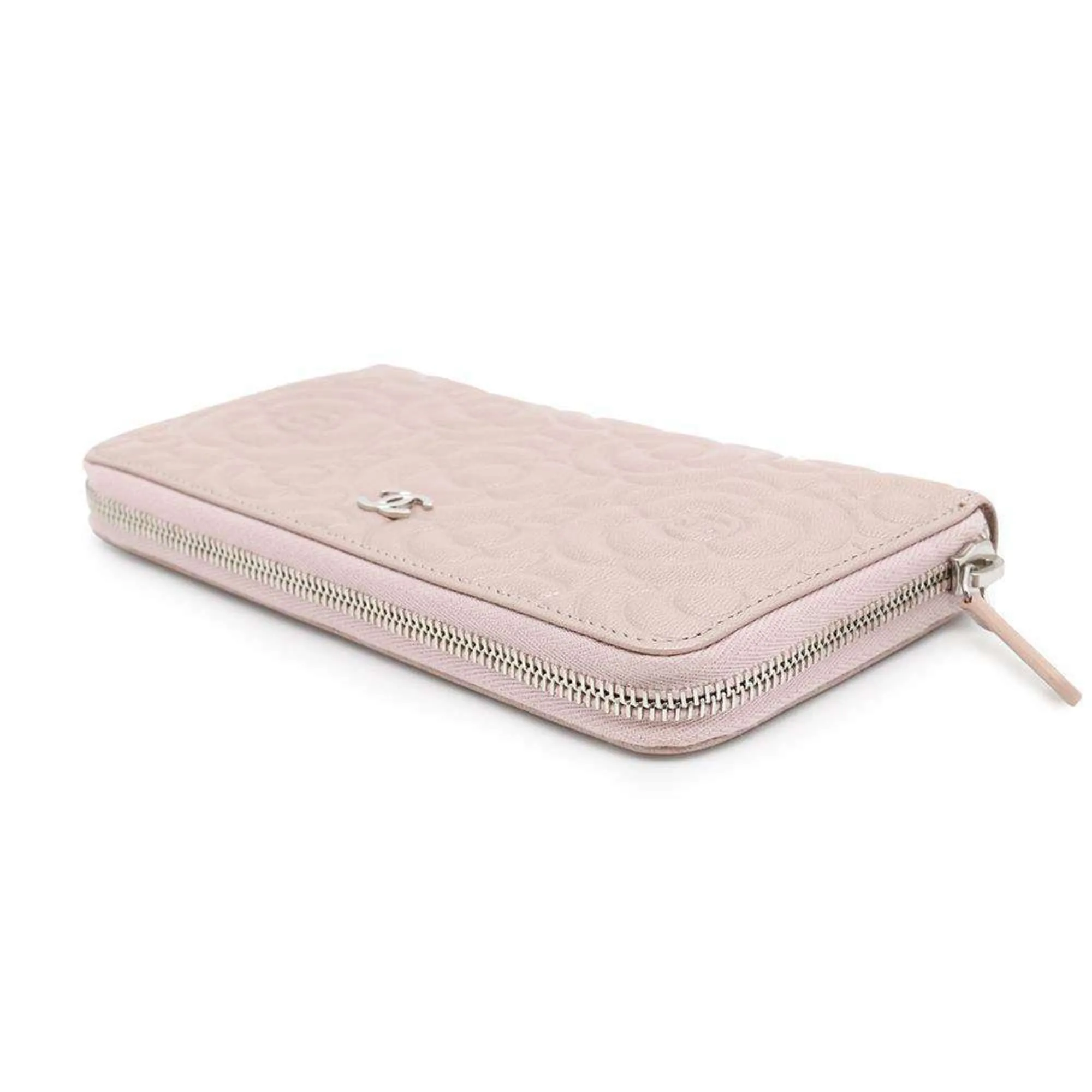 Chanel Leather Long Wallet (Bi-Fold) (Pre-Owned)