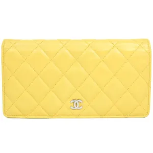 Chanel Leather Long Wallet (Bi-Fold) (Pre-Owned)