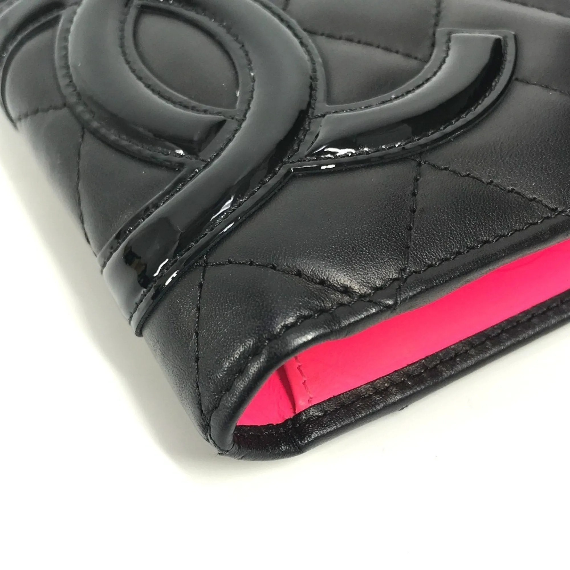 Chanel Leather Long Wallet (Bi-Fold) (Pre-Owned)