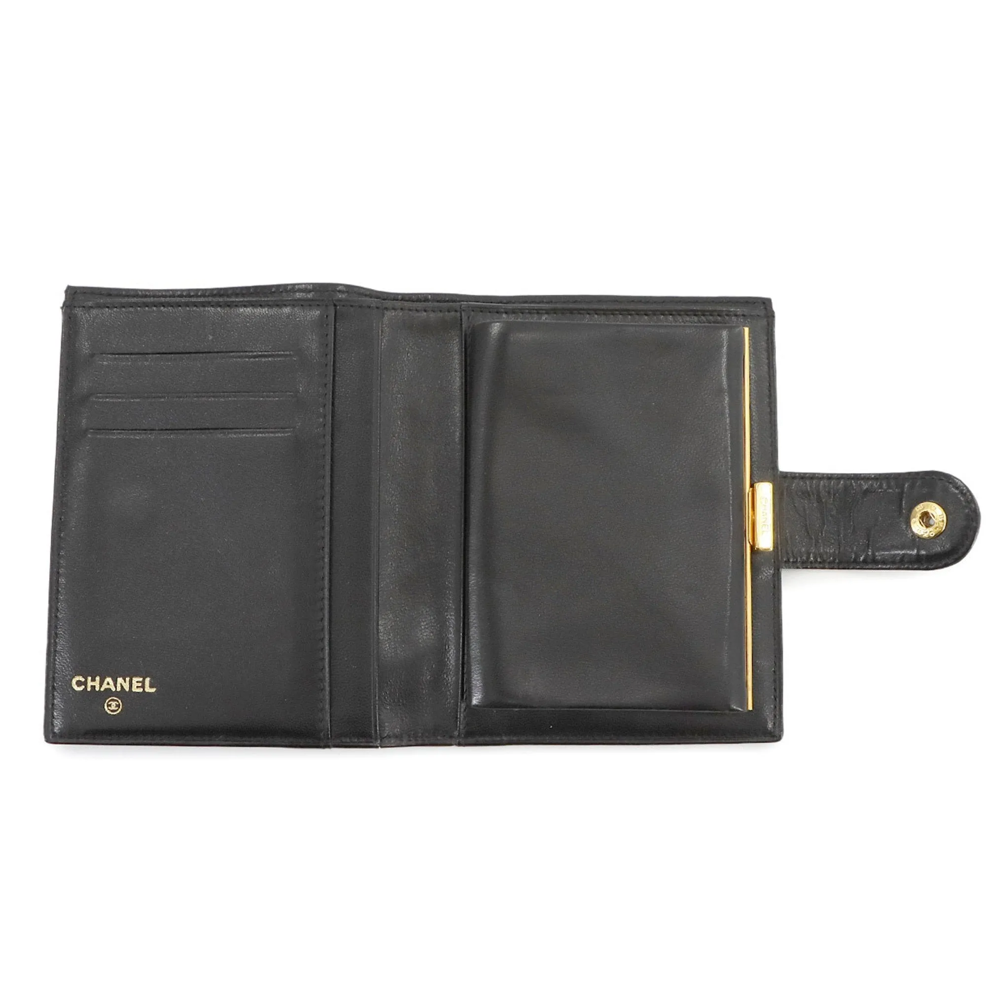 Chanel Leather Wallet (Bi-Fold) (Pre-Owned)