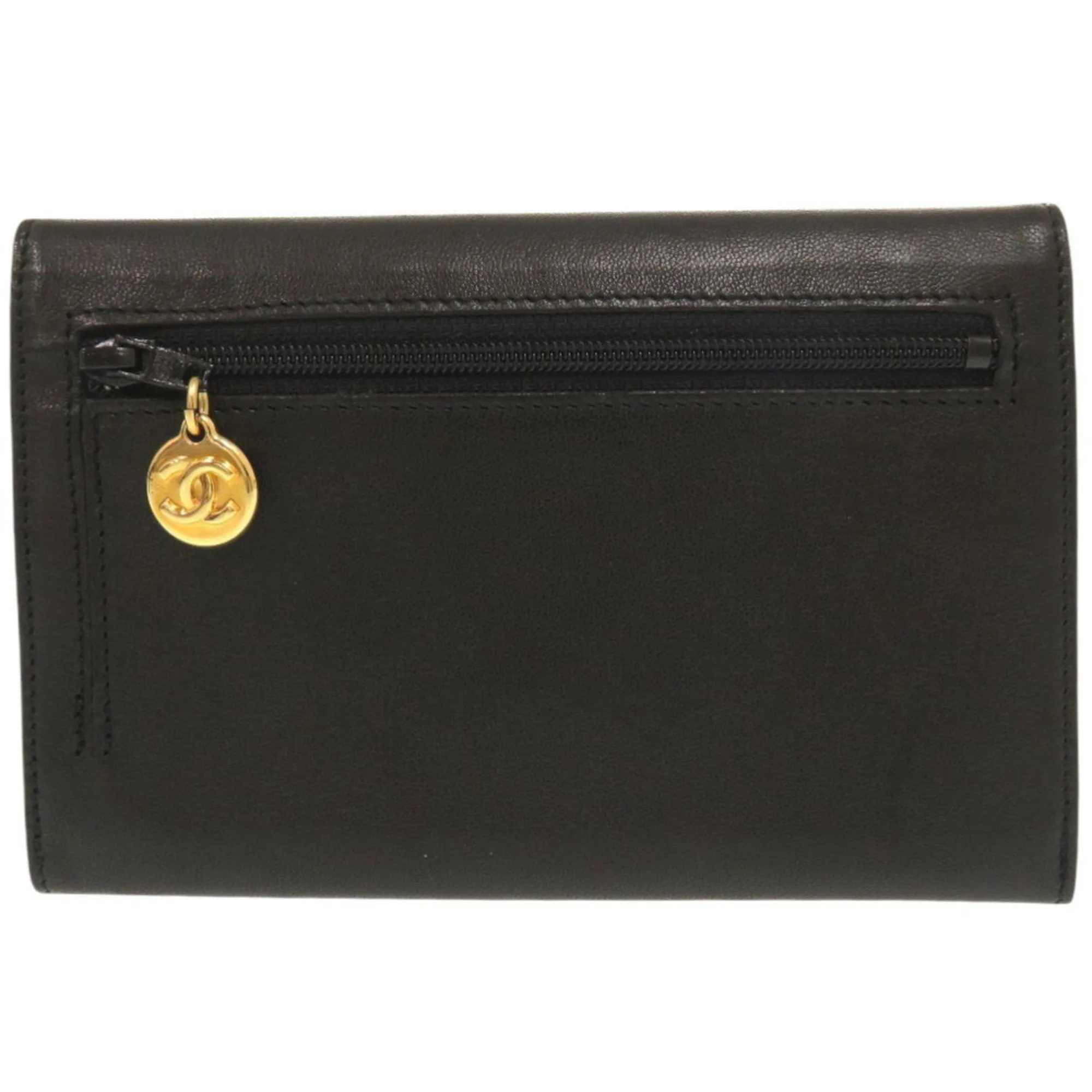 Chanel Leather Wallet (Bi-Fold) (Pre-Owned)
