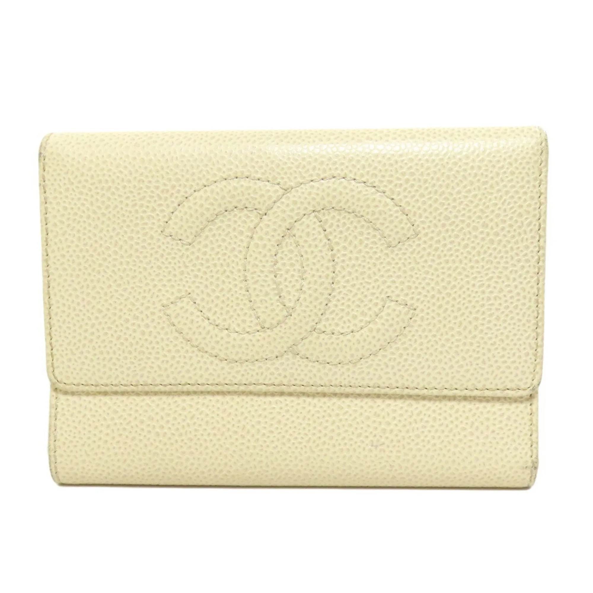 Chanel Leather Wallet (Bi-Fold) (Pre-Owned)