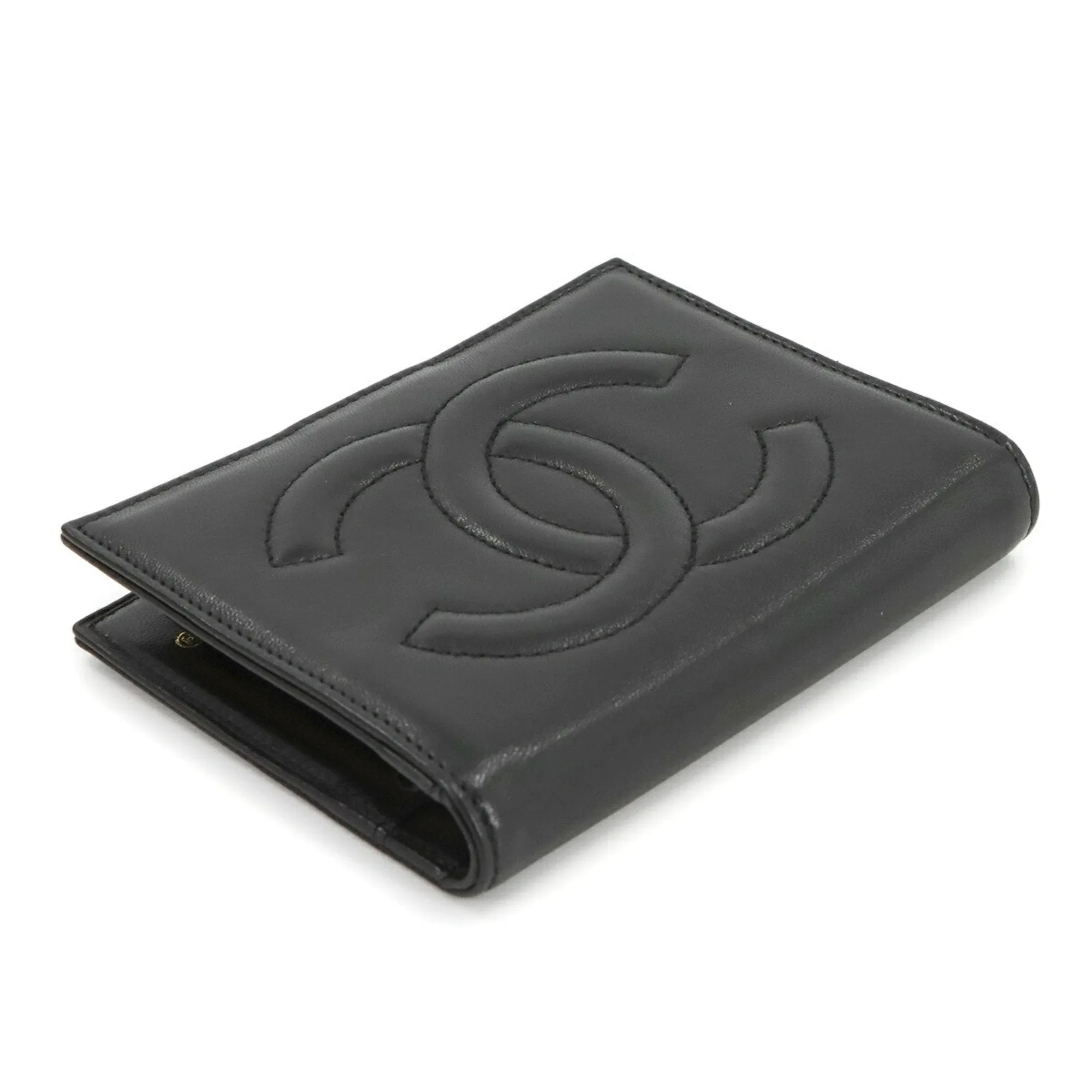 Chanel Leather Wallet (Bi-Fold) (Pre-Owned)