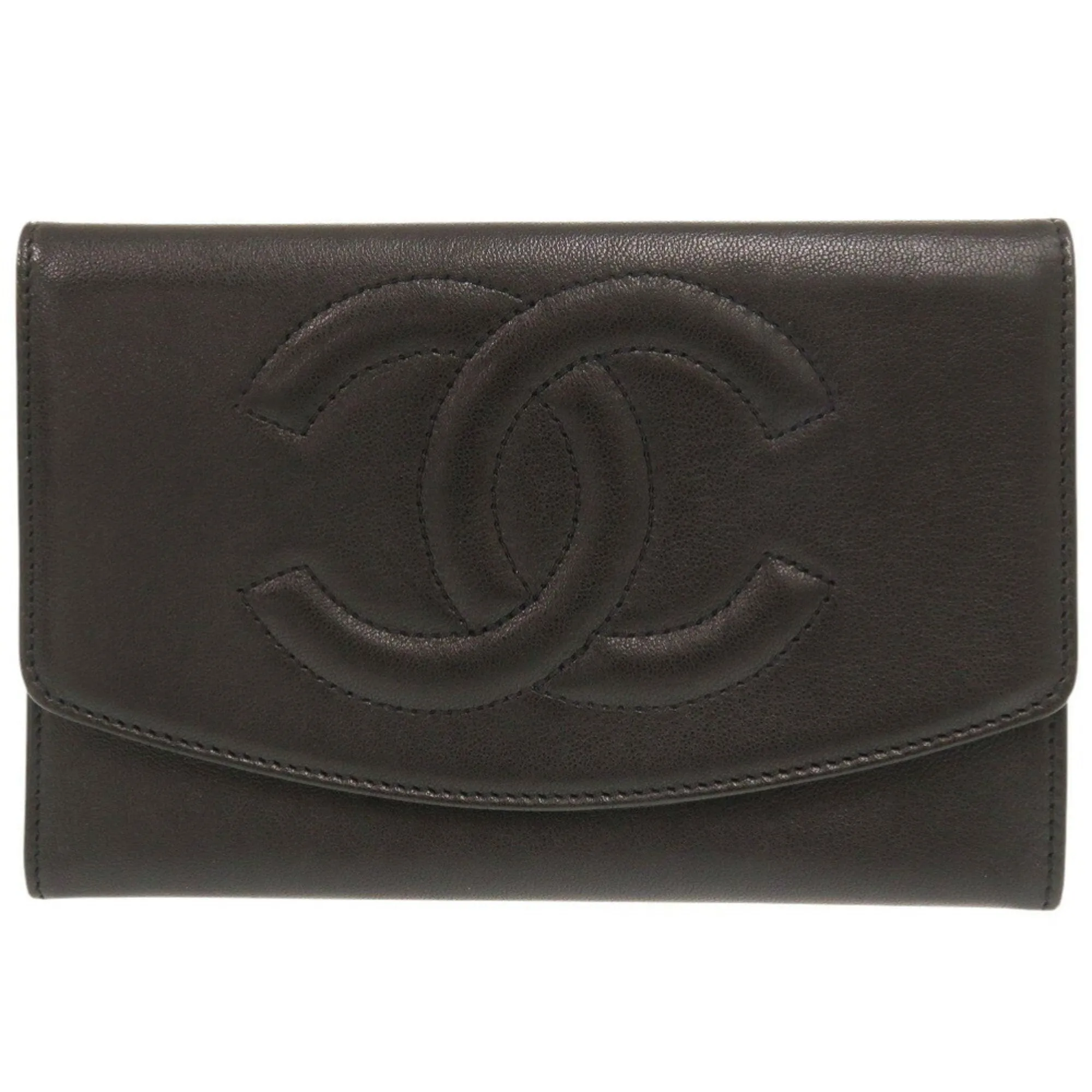 Chanel Leather Wallet (Bi-Fold) (Pre-Owned)