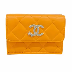 Chanel Leather Wallet (Tri-Fold) (Pre-Owned)