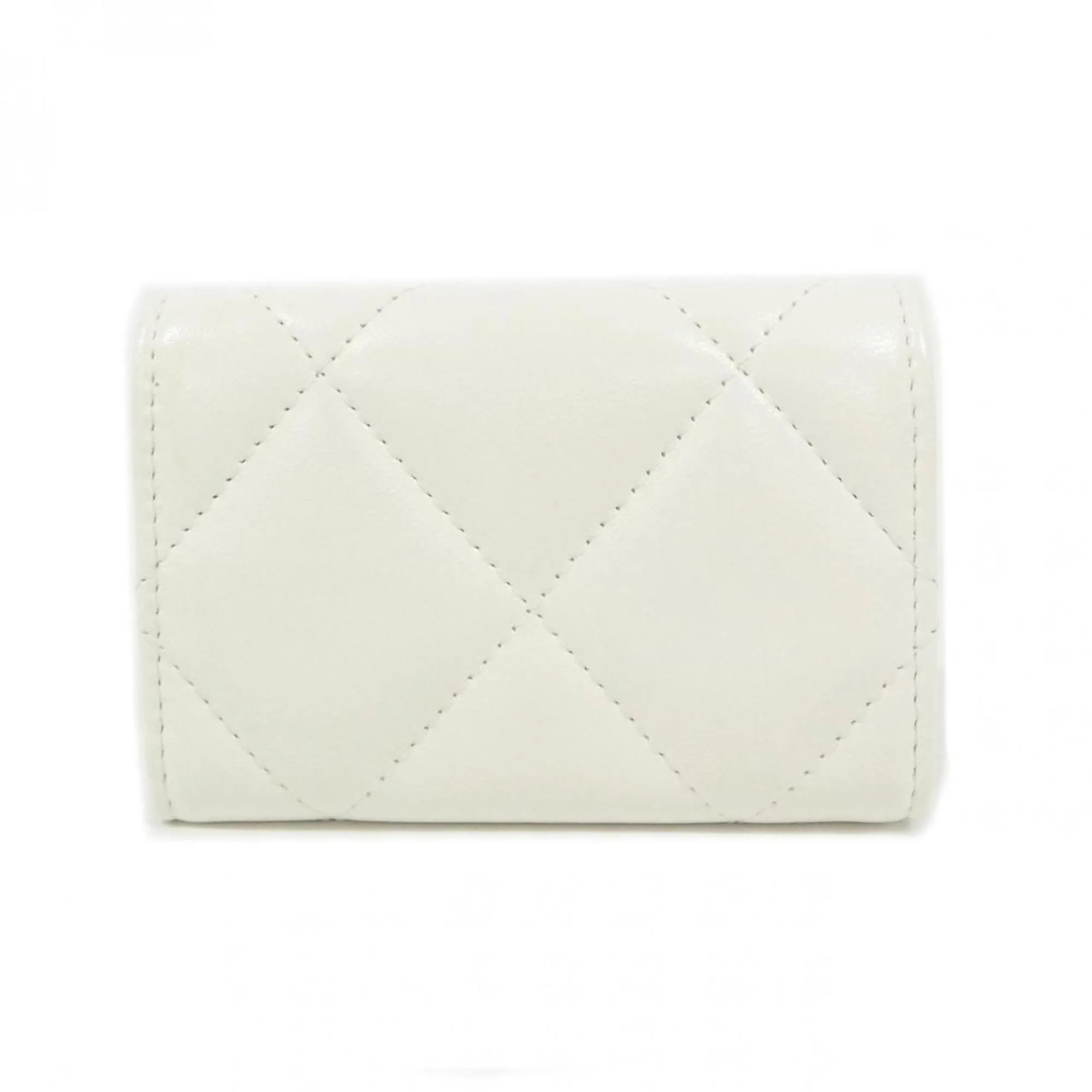 Chanel Leather Wallet (Tri-Fold) (Pre-Owned)