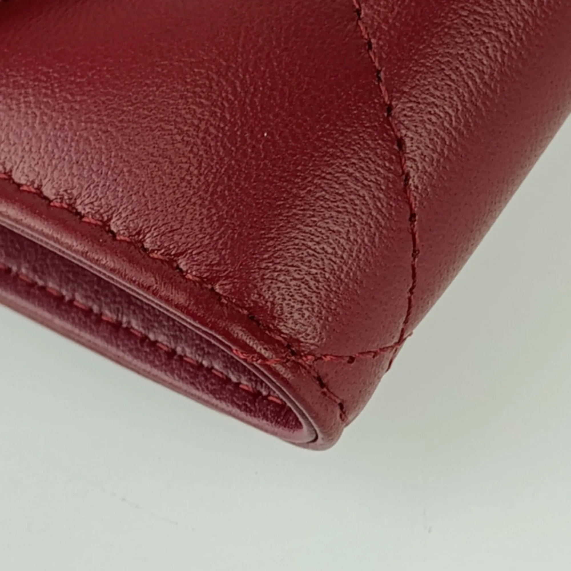 Chanel Leather Wallet (Tri-Fold) (Pre-Owned)