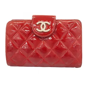 Chanel Patent Leather Wallet (Bi-Fold) (Pre-Owned)