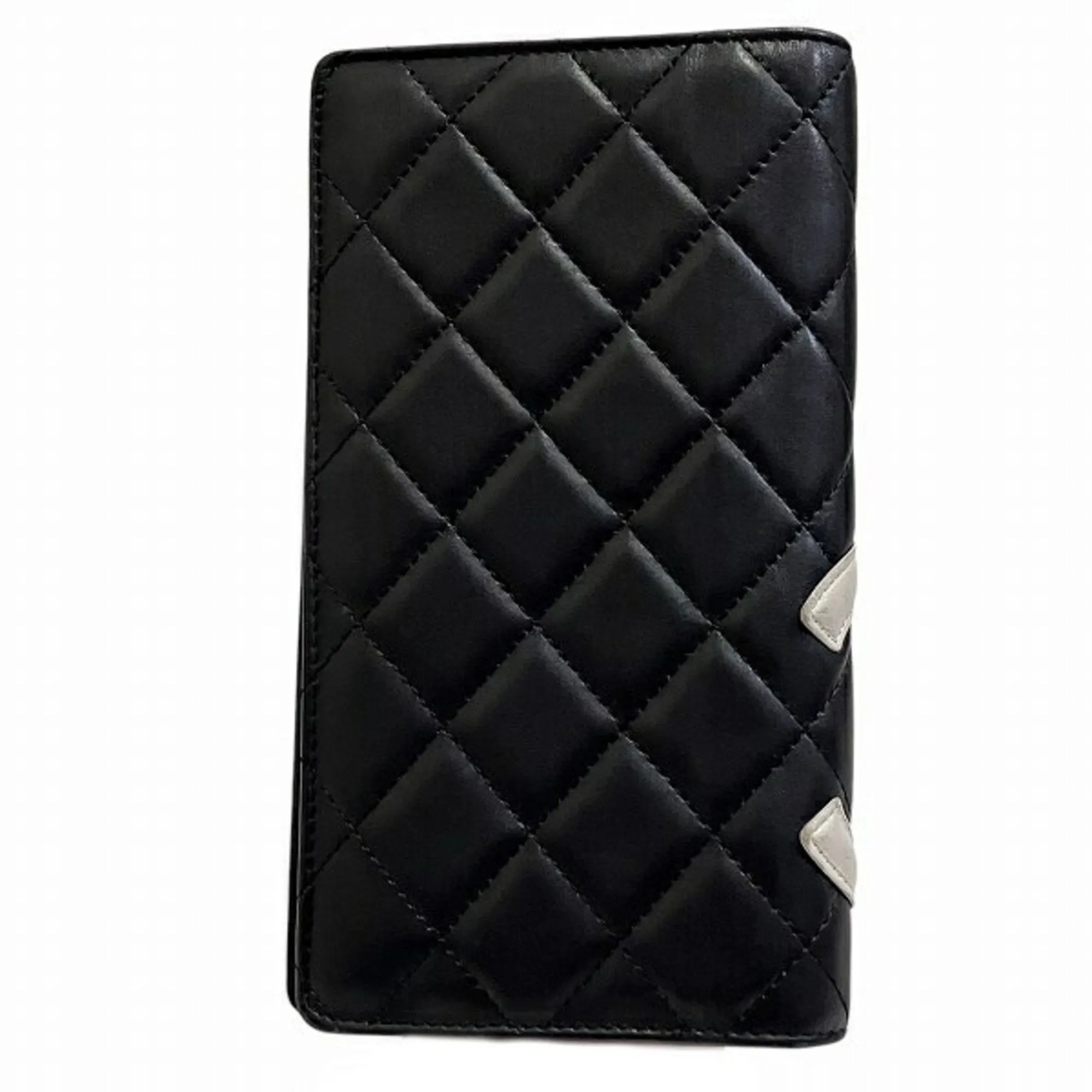 Chanel pink Leather Long Wallet (Bi-Fold) (Pre-Owned)