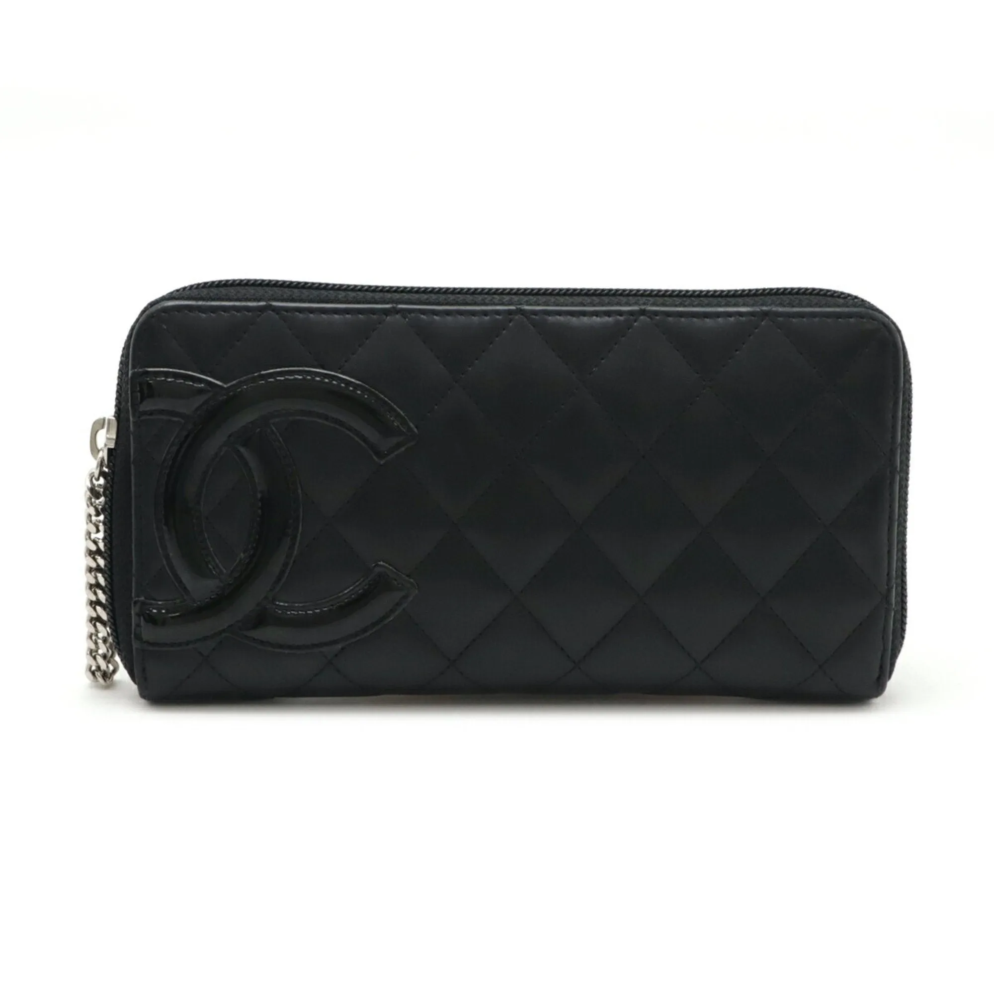 Chanel pink Leather Long Wallet (Bi-Fold) (Pre-Owned)