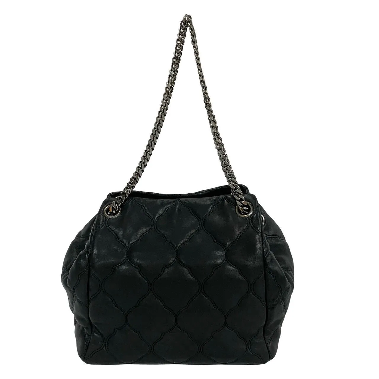 CHANEL Shoulder Bag lambskin black