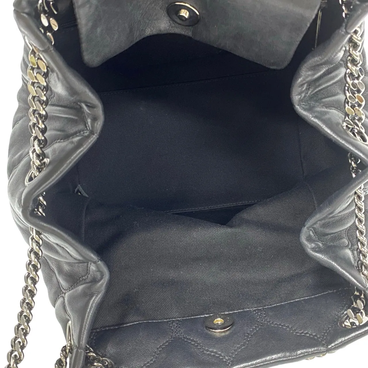 CHANEL Shoulder Bag lambskin black