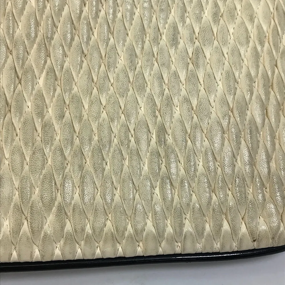 CHANEL Shoulder Bag Lambskin, Patent Leather white CC COCO Mark Women Used