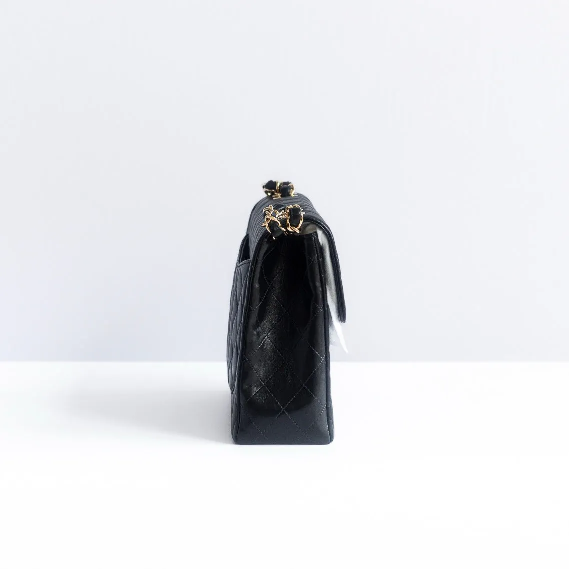 CHANEL - TIMELESS BAG LARGE DARK BLUE CAVIAR LEATHER GOLD HARDWARE