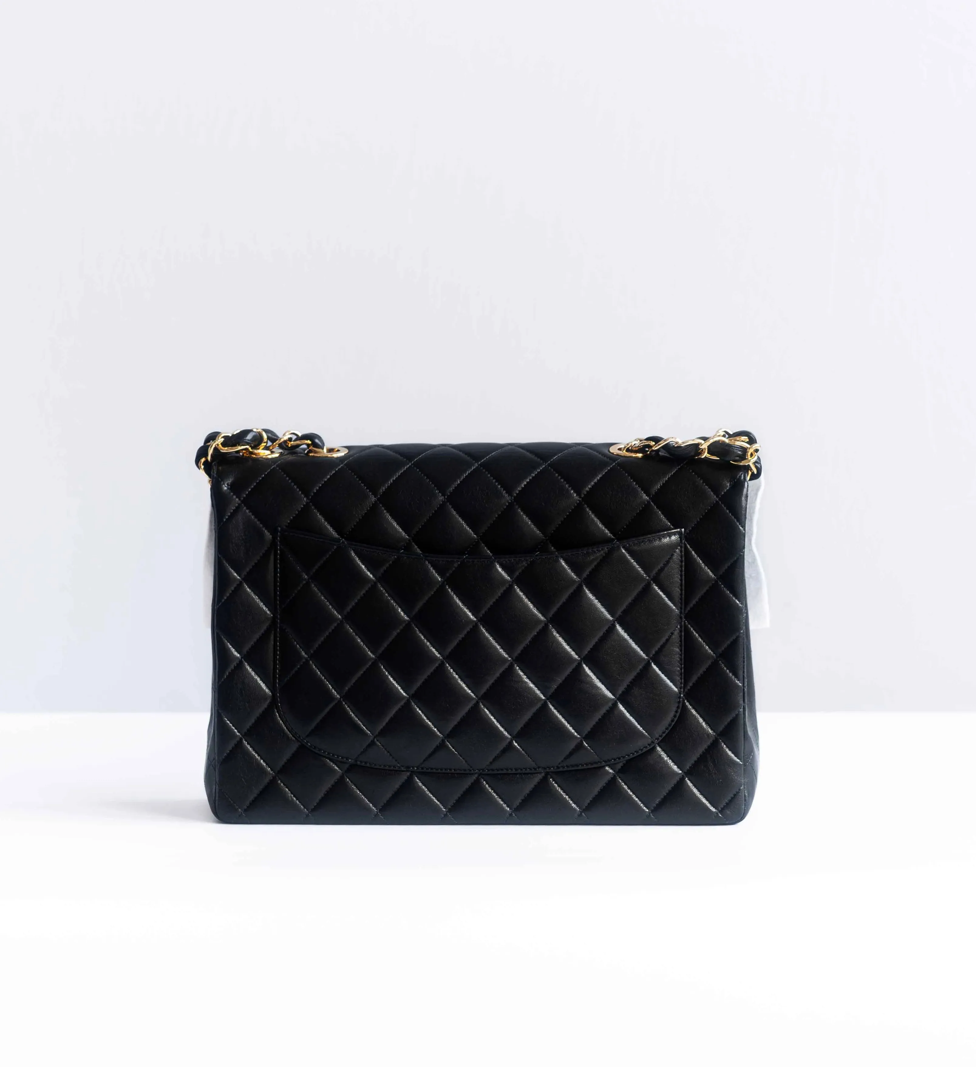 CHANEL - TIMELESS BAG LARGE QUILTED BLACK LEATHER GOLD HARDWARE
