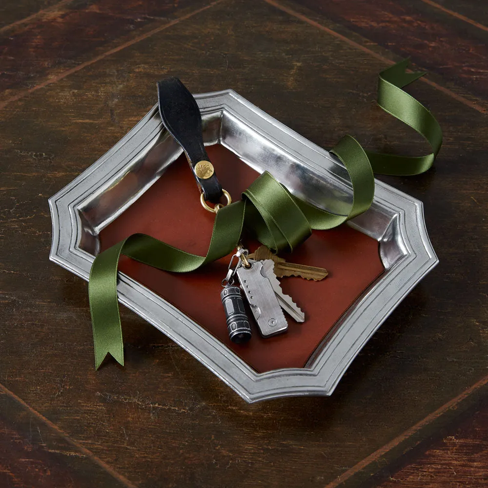 Change Tray with Leather Insert Trinket Trays & Boxes cheap
