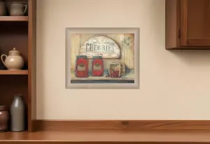 CHERRY JAM 1 Brown Framed Print Wall Art Discount Wall Decor Sets