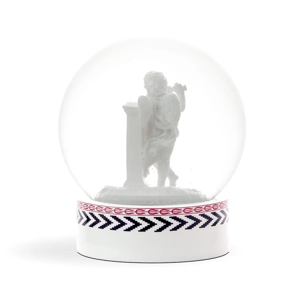 Cherub Snow Globe Cheap Holiday Home Decor