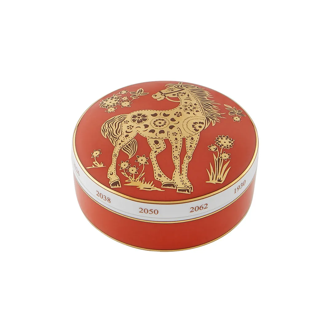 Chinese Zodiac Horse Box Jewelry Trays Organizer Pack