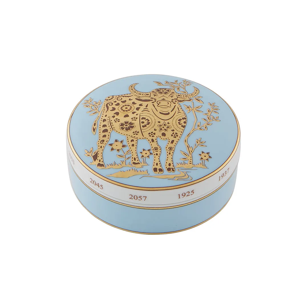 Chinese Zodiac Ox Box Jewelry Trays Organizer Pack