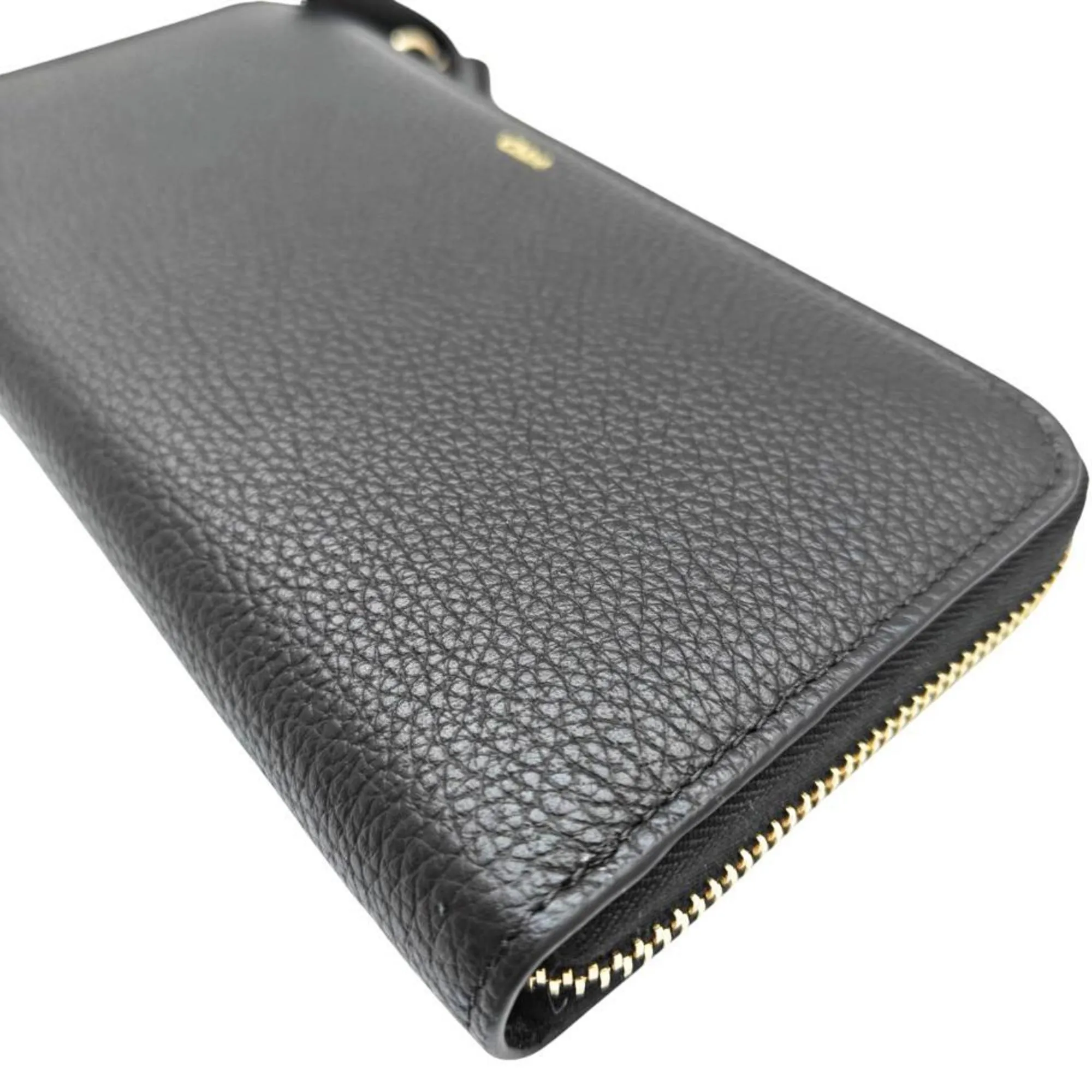 Chlo Leather Long Wallet (Bi-Fold) (Pre-Owned)