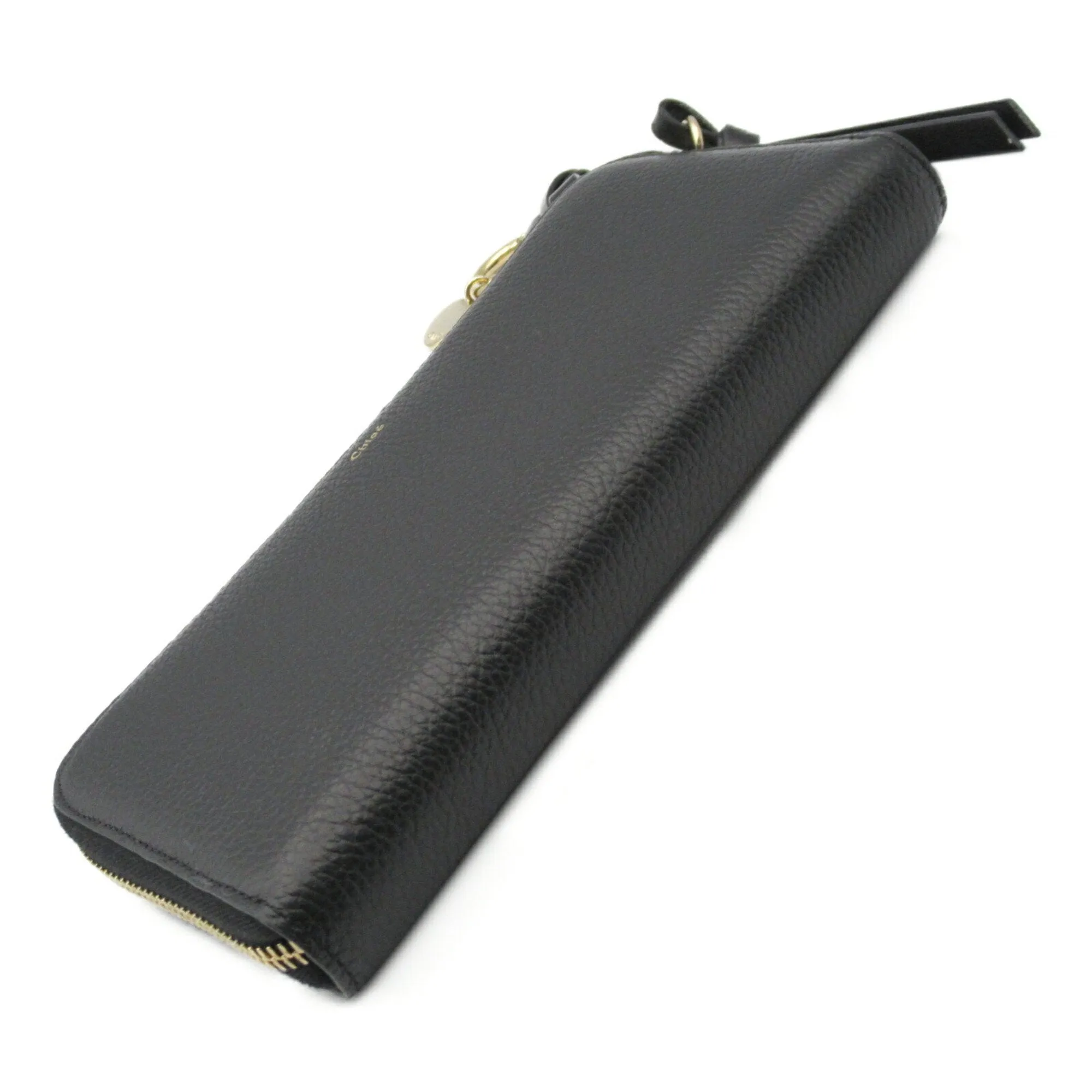 Chlo Leather Long Wallet (Bi-Fold) (Pre-Owned)