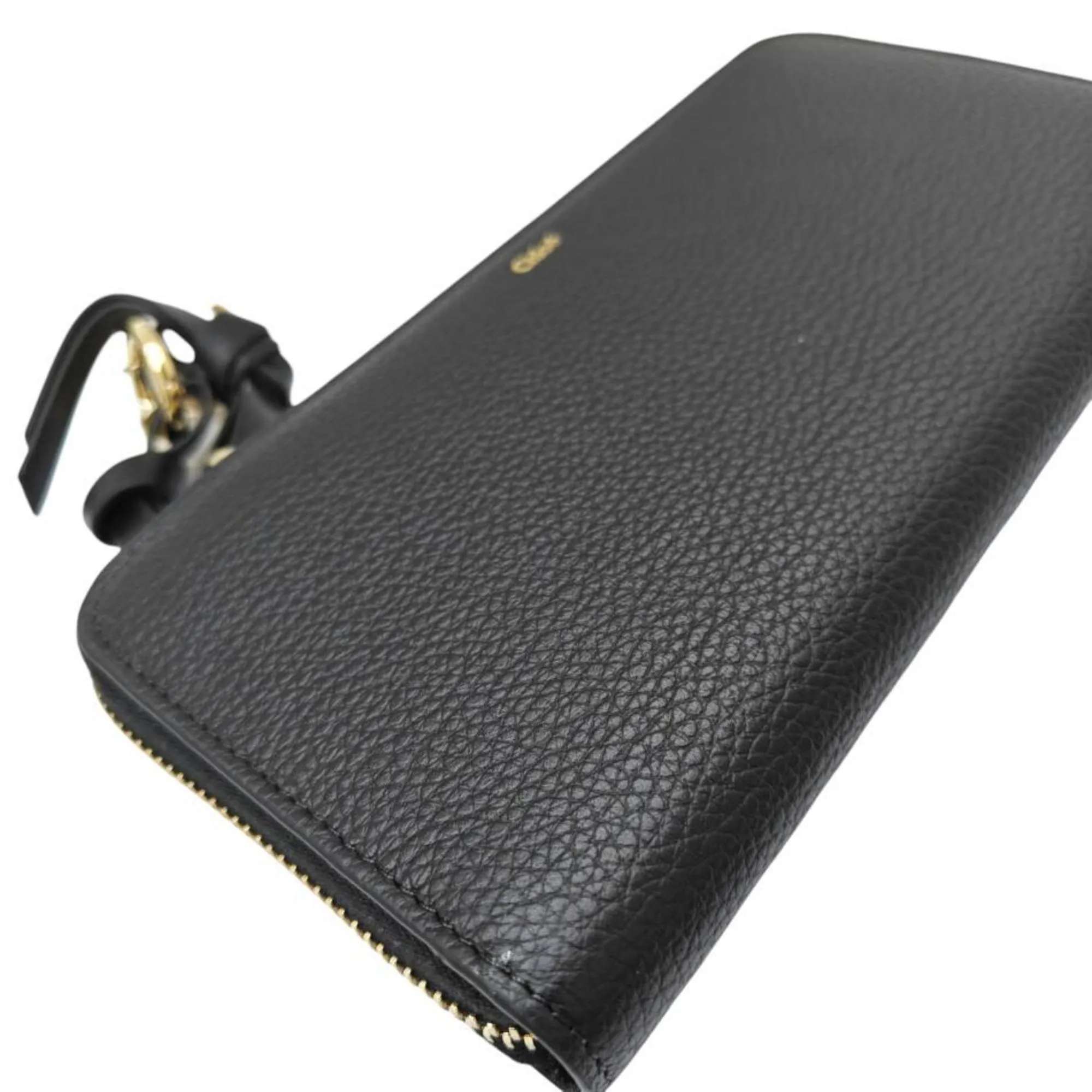 Chlo Leather Long Wallet (Bi-Fold) (Pre-Owned)