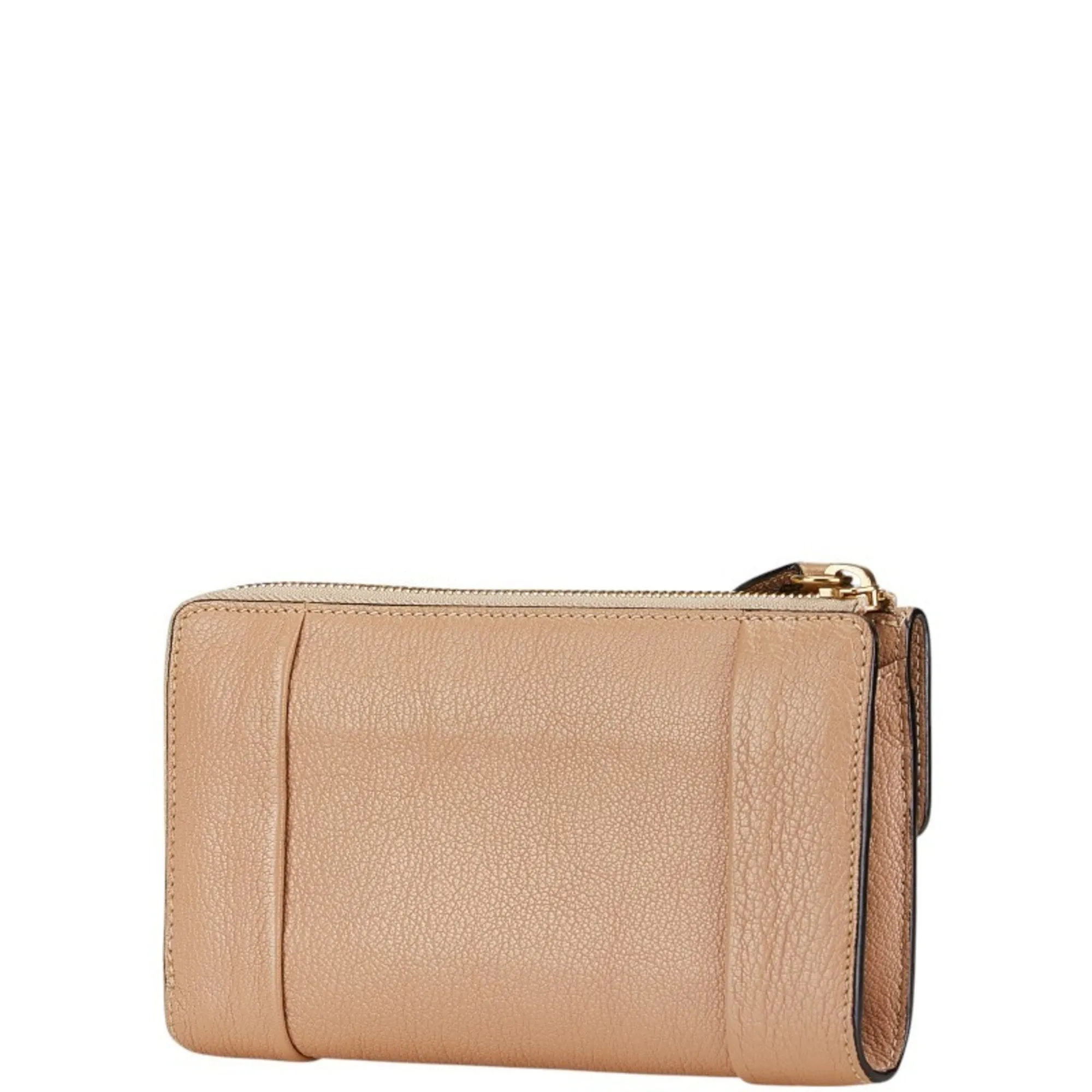 Chlo Leather Long Wallet (Bi-Fold) (Pre-Owned)