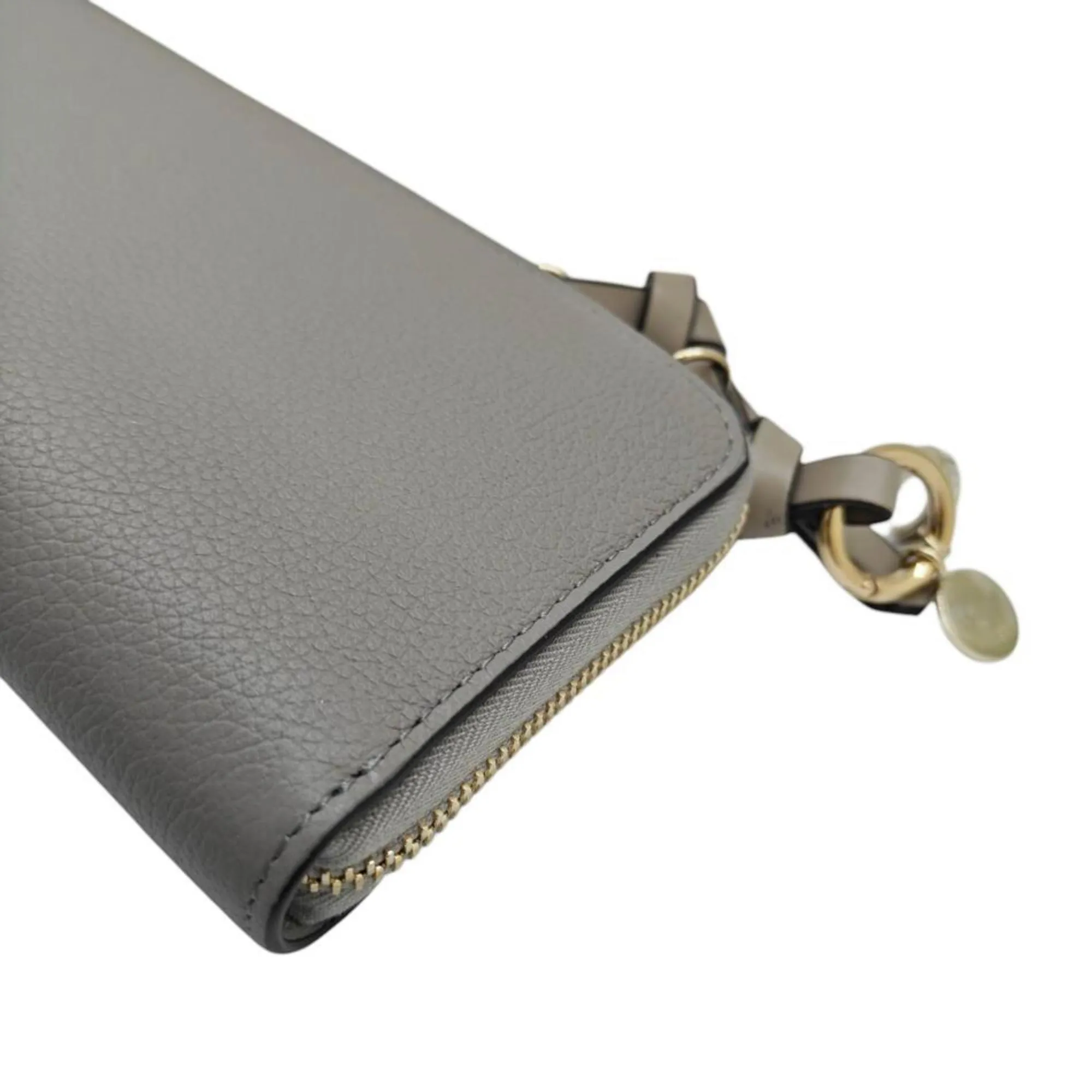 Chlo Leather Long Wallet (Bi-Fold) (Pre-Owned)