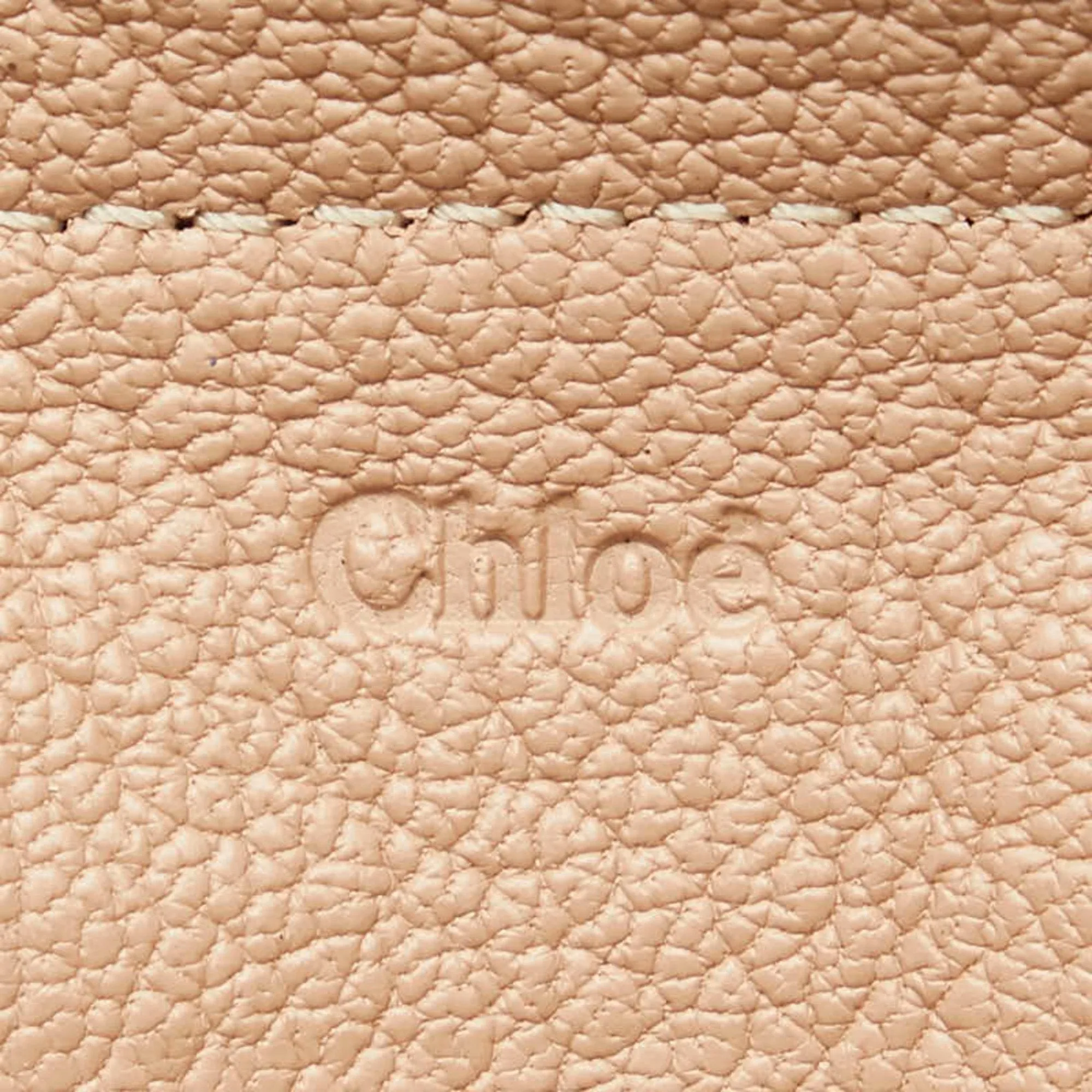 Chlo Leather Long Wallet (Bi-Fold) (Pre-Owned)