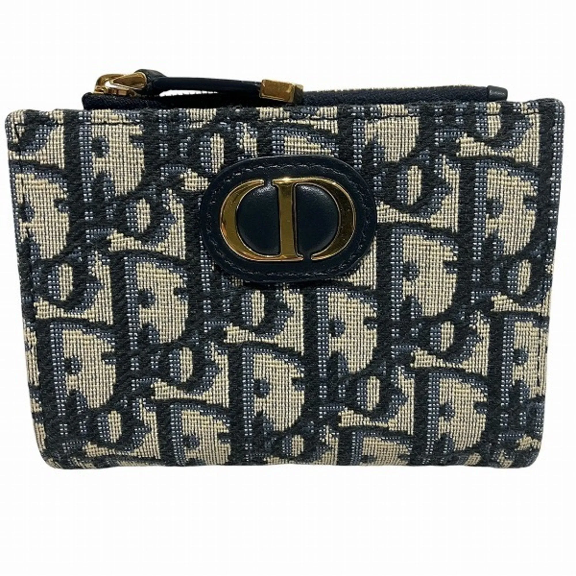 Christian Dior Canvas Leather Wallet (Bi-Fold) (Pre-Owned)