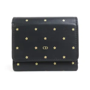 Christian Dior gold Leather Wallet (Tri-Fold) (Pre-Owned)