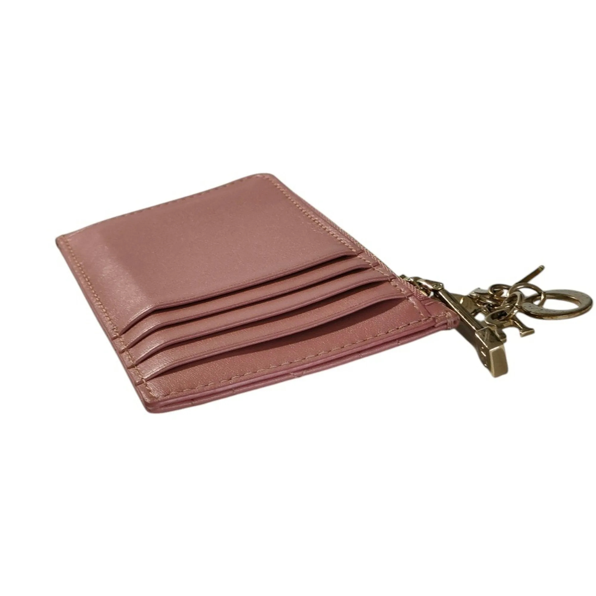 Christian Dior Leather Coin Purse/Coin Case (Pre-Owned)