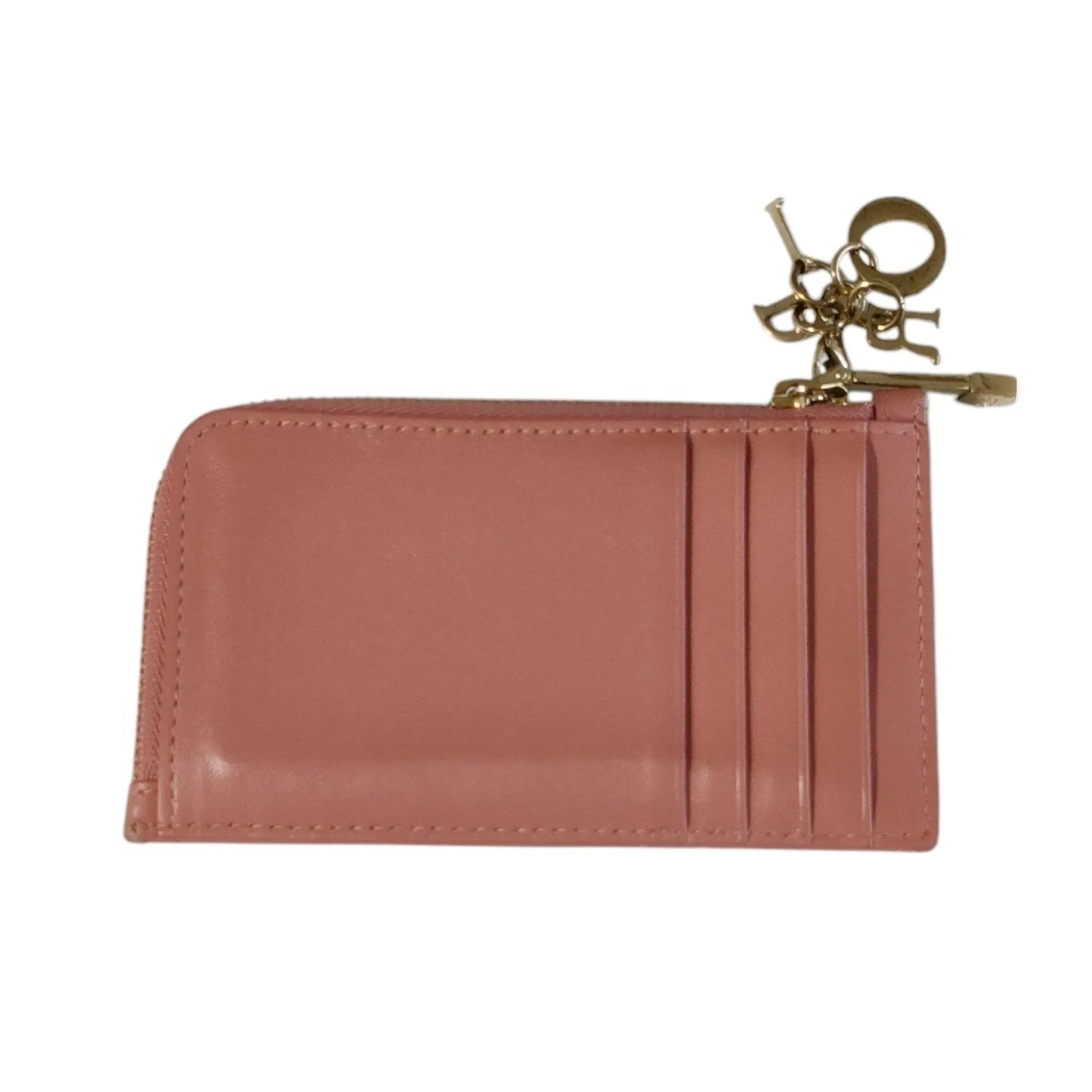 Christian Dior Leather Coin Purse/Coin Case (Pre-Owned)