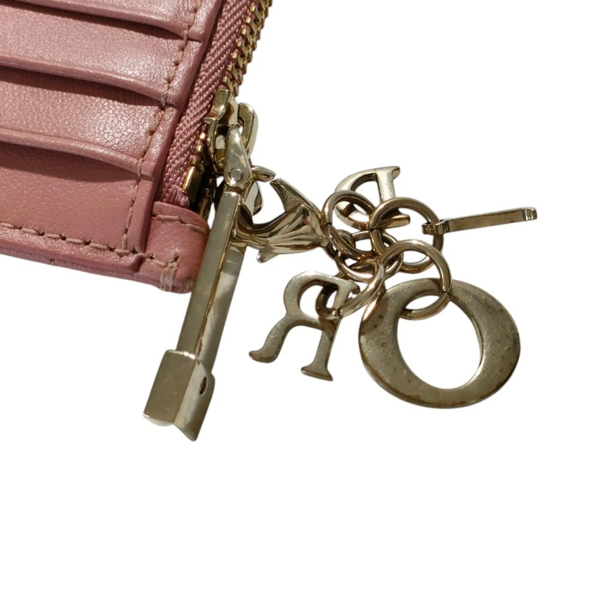 Christian Dior Leather Coin Purse/Coin Case (Pre-Owned)