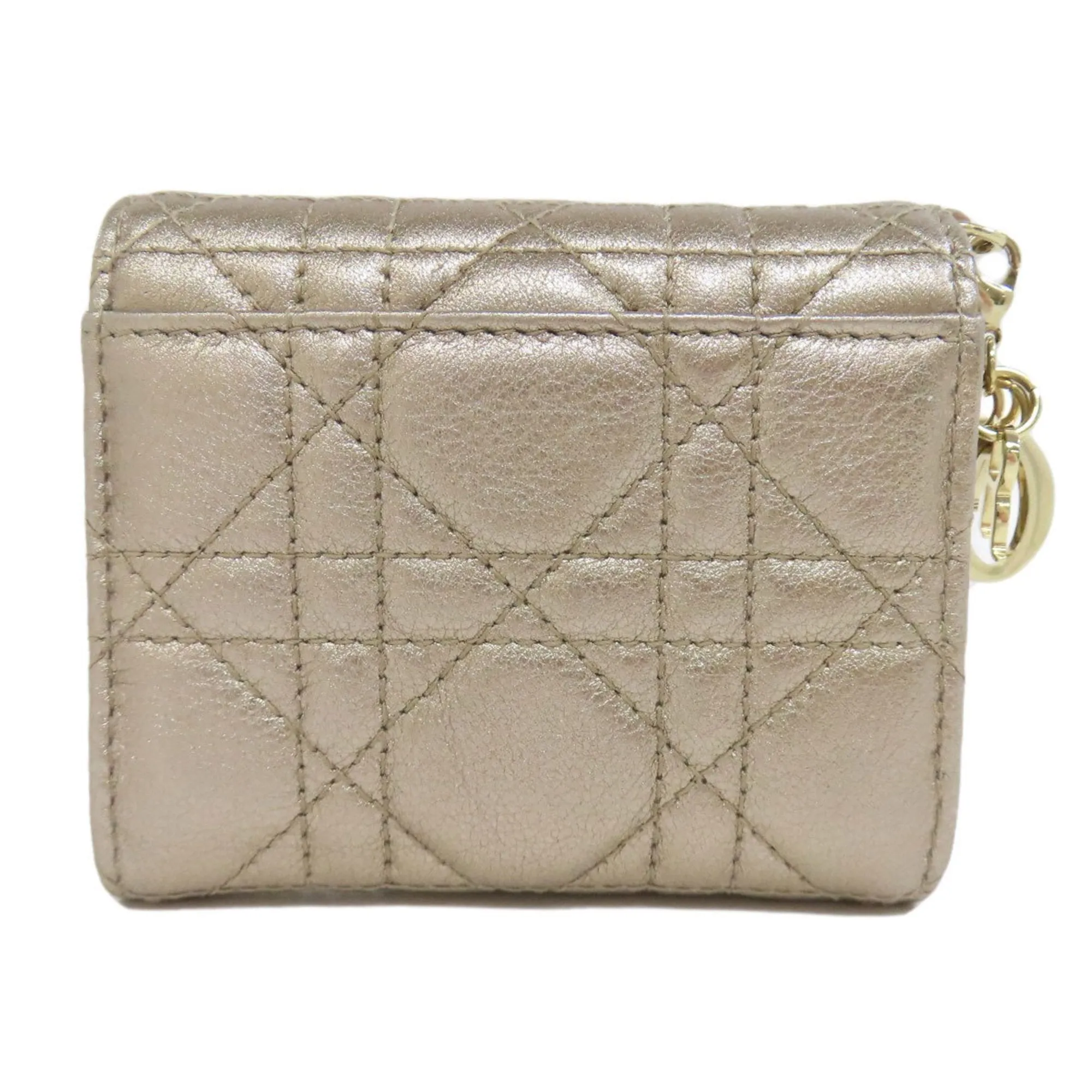 Christian Dior Leather Wallet (Bi-Fold) (Pre-Owned)