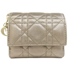 Christian Dior Leather Wallet (Bi-Fold) (Pre-Owned)