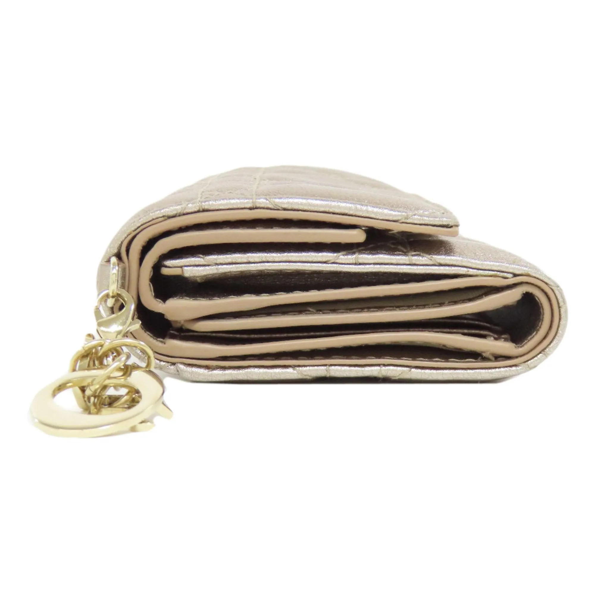 Christian Dior Leather Wallet (Bi-Fold) (Pre-Owned)